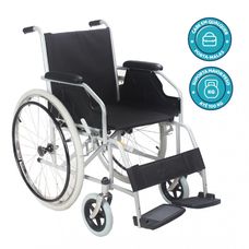 Cadeira De Rodas Dellamed Aço D100