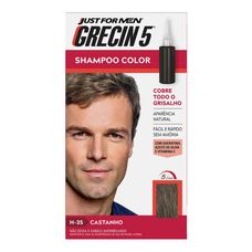 Shampoo loção Grecin 5 Homem Castanho Escuro 60ml