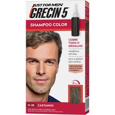 Shampoo loção Grecin 5 Homem Castanho 60ml