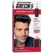 Shampoo Color Grecin 5 Homem Preto 60ml