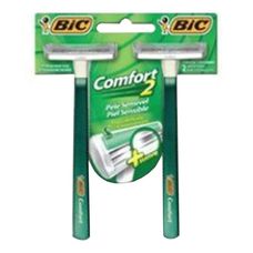Aparelho Barbeador Bic Comfort Twin Pele Sensivel Verde