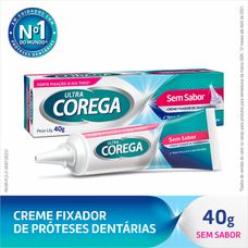 creme Corega Glaxosmithkline Ultra Sem Sabor 40g