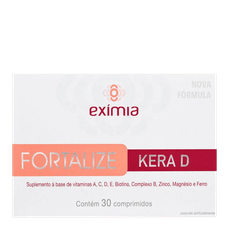 Exímia Fortalize Farmoquimica Kera D Com 30 Comprimidos