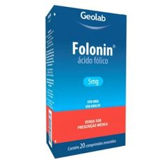 Folonin Geolab 5mg com 20 comprimidos