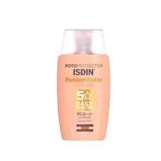 Protetor Solar Isdin Fusion Water Color Cor Média Fps 50 50ml