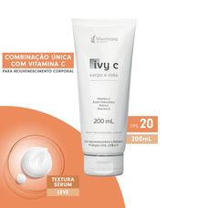 Sérum Mantecorp Ivy C Rejuvenescedor Corpo E Colo Com Fps 20