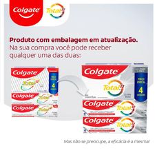 Creme Dental Colgate Total 12 Clean Mint 90g Leve 4 Pague 3