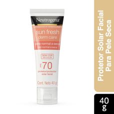 Protetor Solar Neutrogena Sun Fresh Derm Care Sem Cor Fps 70 40g