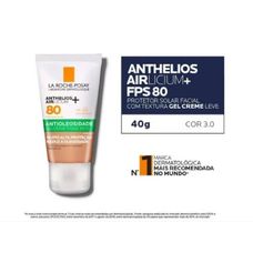 Protetor Solar Facial La Roche Anthelios Airlicium  Cor 3.0 Fps80 40g