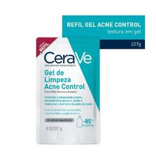 Gel De Limpeza Cerave Acne Control Sache Refil 227g