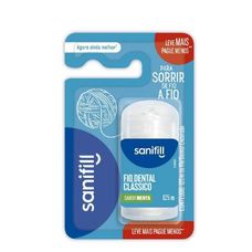 Fio Dental Sanifill Classico Leve Mais Pague Menos 125m