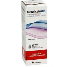 Nausicalm Uniao Quimica 25mg/ml+5mg/ml Pediátrico em gotas de 20ml