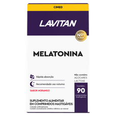 LAVITAN MELATONINA 0,21MG CP PT 90 MOR