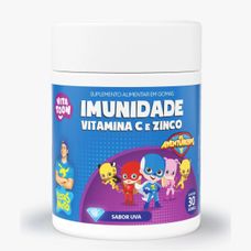 Vitatoon Imunidade Maxinutri Luccas Neto Vitamina C + Zn Sabor Uva 30 Gomas