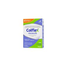 Colflex Probium Colágeno Tipo II 40mg + Probiótico + Vitamina D 30 Comprimidos
