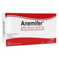 Anemifer Pharmascience 40mg com 50 comprimidos revestidos