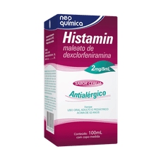 Histamin Neo Quimica 2mg/5ml xarope frasco com 100ml