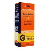 Desloratadina Nova Química 5mg com 30 comprimidos revestidos