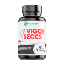 Vigor Seccs Floral Ervas 500mg com 60 cápsulas