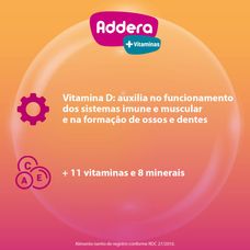 Vitamina D Addera 1.000Ui + Vitaminas com 30 comprimidos revestidos