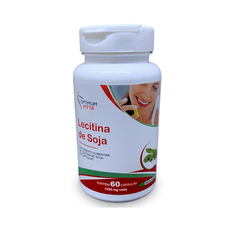 Lecitina de Soja Optimum Vitta 1450mg com 60 cápsulas
