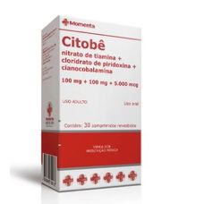 Citobe Momenta 100mg+ 100mg+ 5000mcg com 30 comprimidos