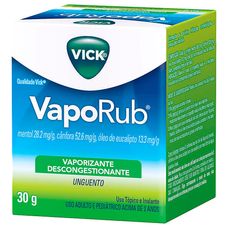 Vaporub Vick 28,2mg/G+ 52,6mg/G+ 13,3mg/G Descongestionante 30g
