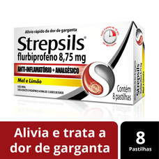 Strepsils  Reckitt 8,75mg com 8 pastilhas