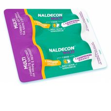 Naldecon Multi Reckitt 400mg+ 20mg com 4 comprimidos
