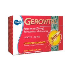 Gerovital Ems com 60 cápsulas gelatinosas Mole