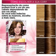 Tintura Imedia Loréal 5.3 Castanho Claro Dourado