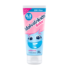 Gel Dental Malvatrikids Baby Daudt Sem Flúor com Xilitol 70g