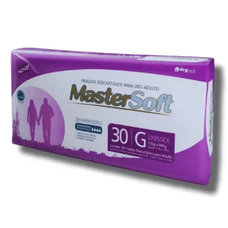 Fralda Geriátrica Mastersoft Econômico Tamanho G com 30 Unidades