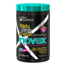 creme Para Tratamento Novex Santo Black Meus Cachos Poderosos 1Kg