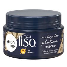 Máscara Capilar Salon Line Matizadora Platina Meu Liso 300g