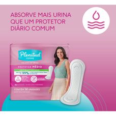 Absorvente Plenitud Femme Protetor Médio com 14 Unidades