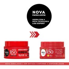 Máscara Capilar Matizadora Salon Line Vermelho Meu Liso 300g