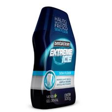 Gel Dental Dentalclean Extreme Ice Sem Flúor 100g