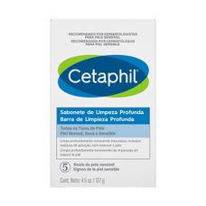 Sabanote Em Barra Cetaphil Limpeza Profunda 127g