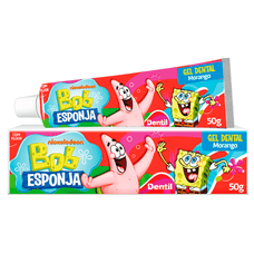 creme Dental Dentil Kids Bob Esponja Morango 50g