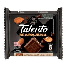 Chocolate Talento Meio Amargo 85g