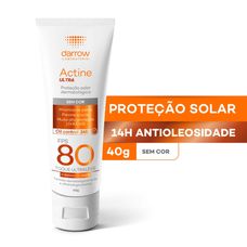 Protetor Solar Actine Ultra Facial Fps 80 40g