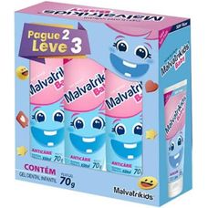 Kit Mavatrikids Baby Megalabs Gel Dental 70g Leve 3 Pague 2