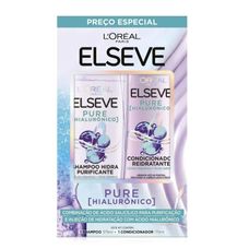 Kit Elseve Pure Hialuronico Shampoo 375ml + Condicionador 170ml