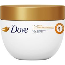Mascara Dove  Tratamento 10 Em 1 10% Vitaminas A & E Complex  Brilho Pote 270g