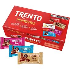 Caixa De Wafer Trento Momentos  12 Unidades 192g