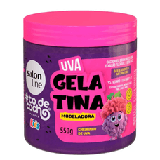 Gelatina Salon Line #todecacho  Modeladora Condicionador Kids Uva 550gr