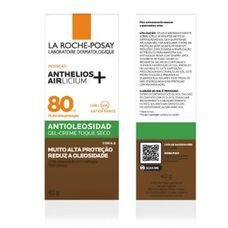 Protetor Solar Facial Anthelios Airlicium Antioleosidade Fps80 Cor 6.0 40g