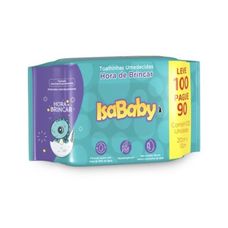 Toalha Umedecida Isababy Hora de Brincar com 100 Unidades