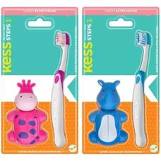 Escova Dental Kess Streps com Capa Protetora